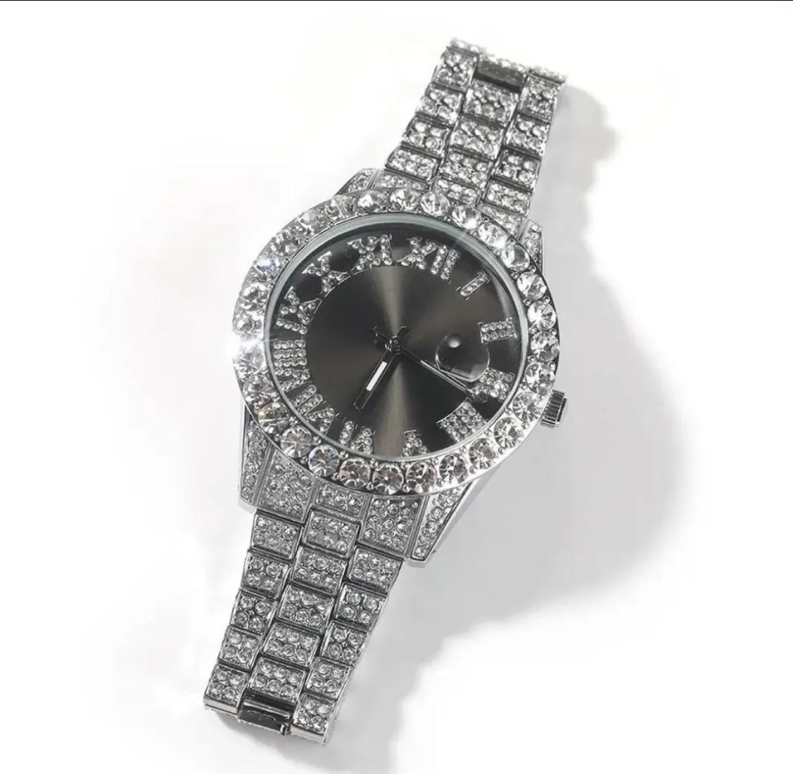 Blinged out ICY watch