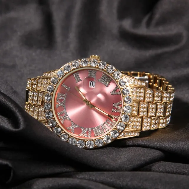 Blinged out ICY watch