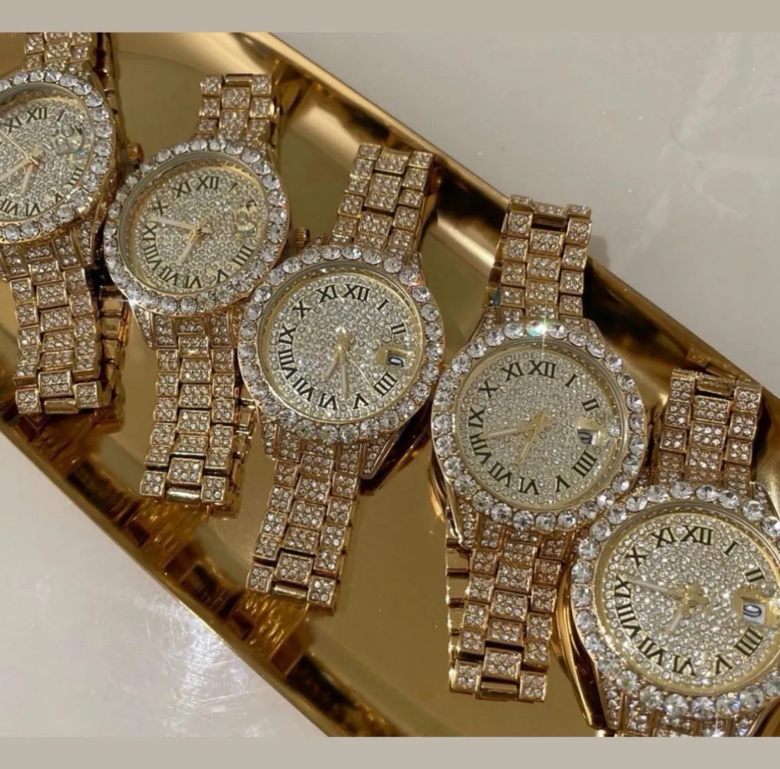 Blinged out ICY watch
