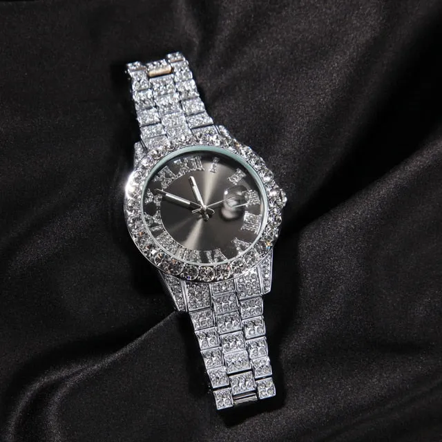 Blinged out ICY watch