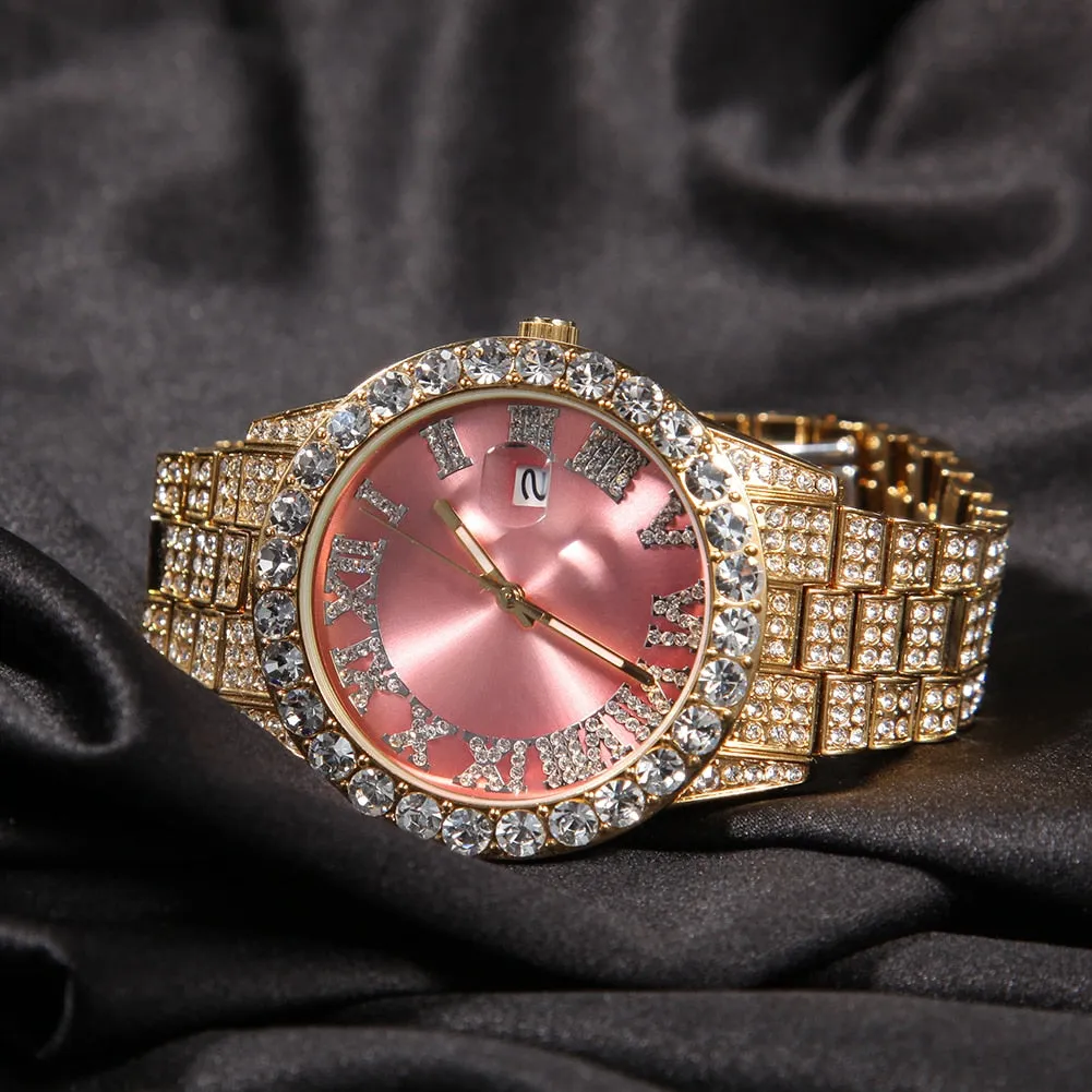 Blinged out ICY watch