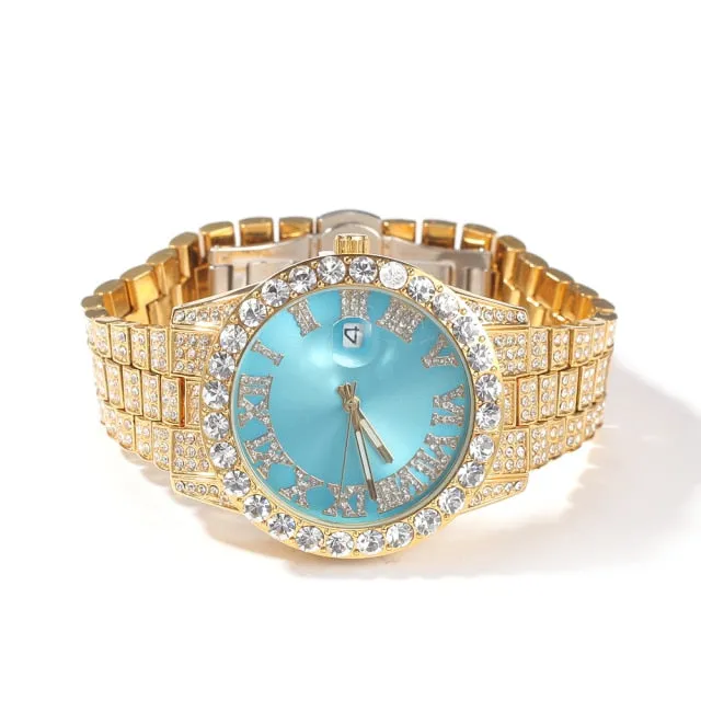 Blinged out ICY watch
