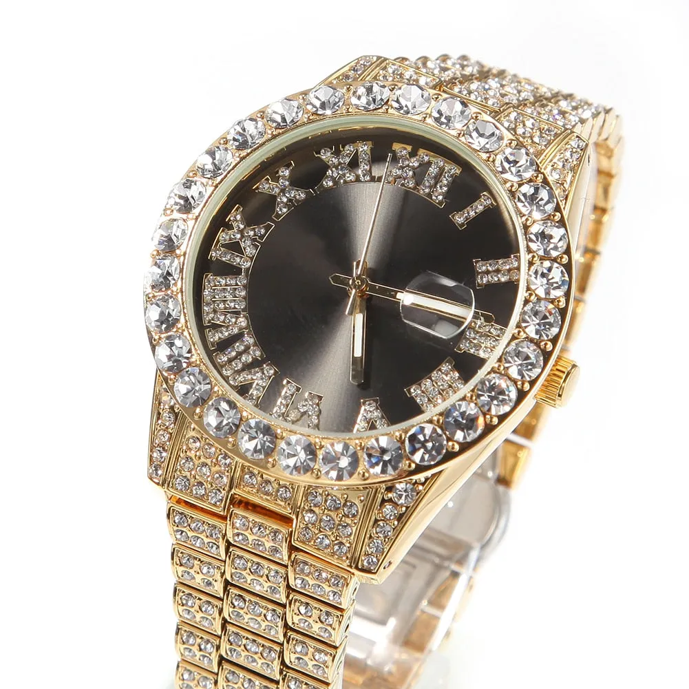 Blinged out ICY watch