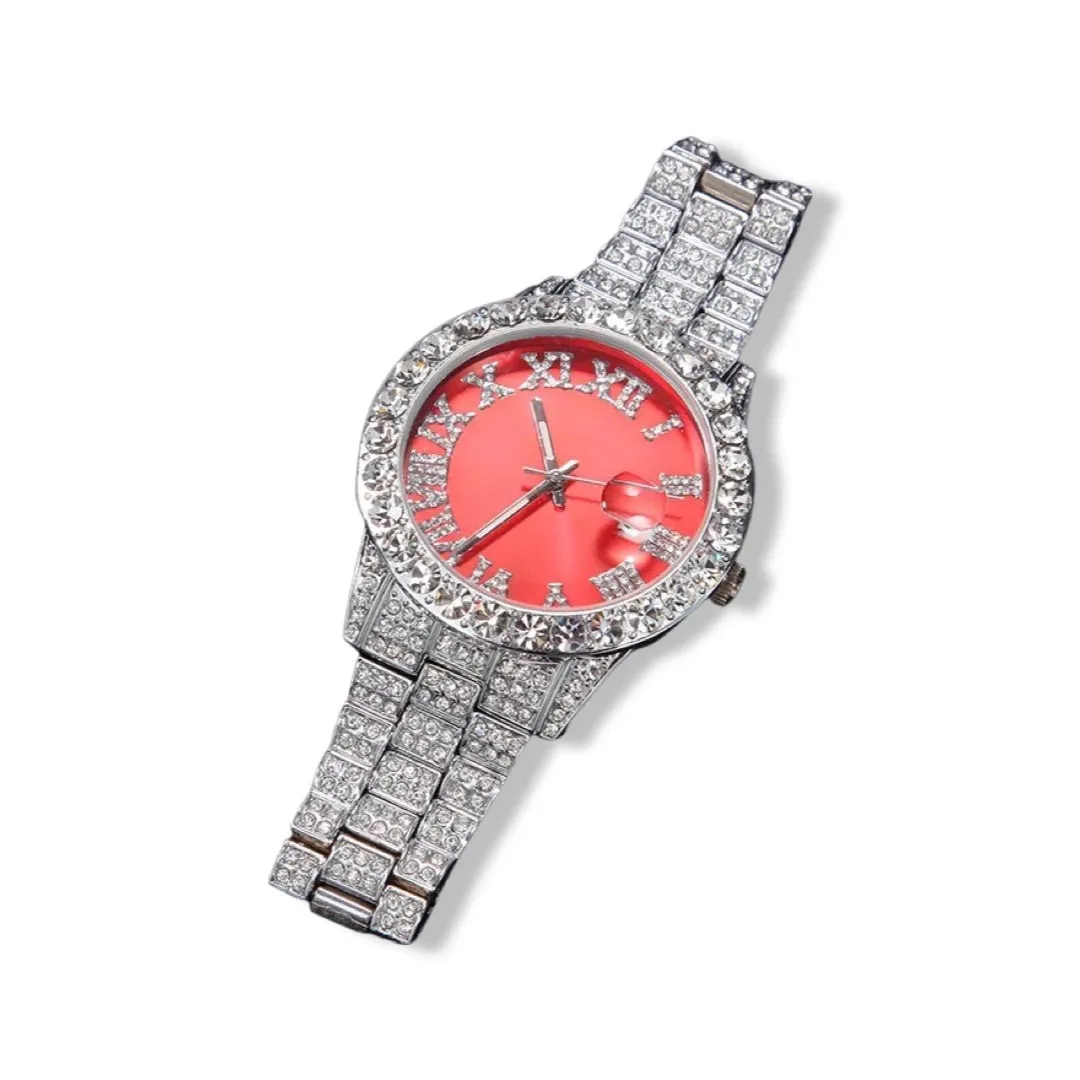Blinged out ICY watch