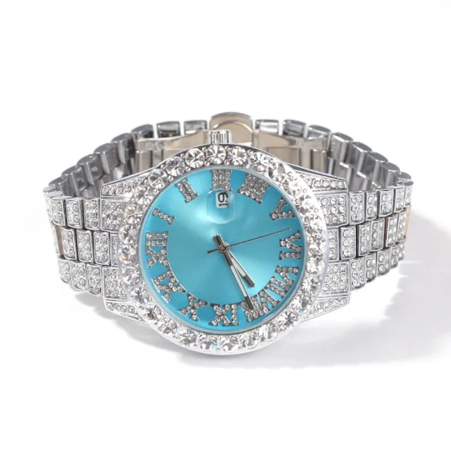 Blinged out ICY watch
