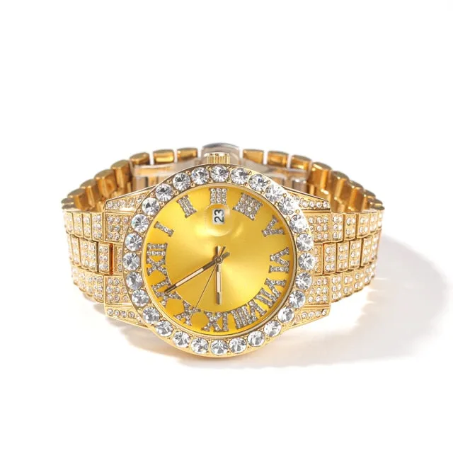 Blinged out ICY watch