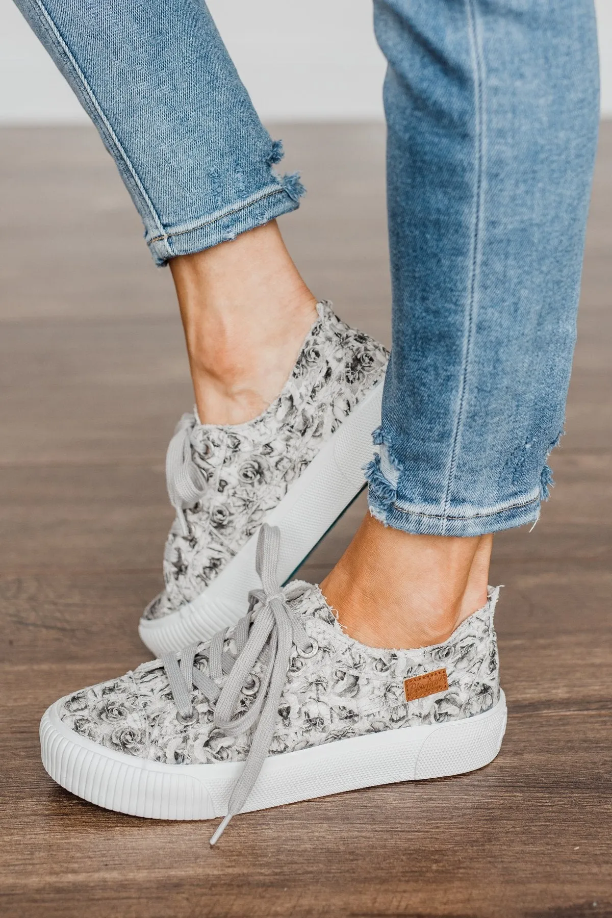 Blowfish Clay Sneakers- Wolf Gray Valley Rose