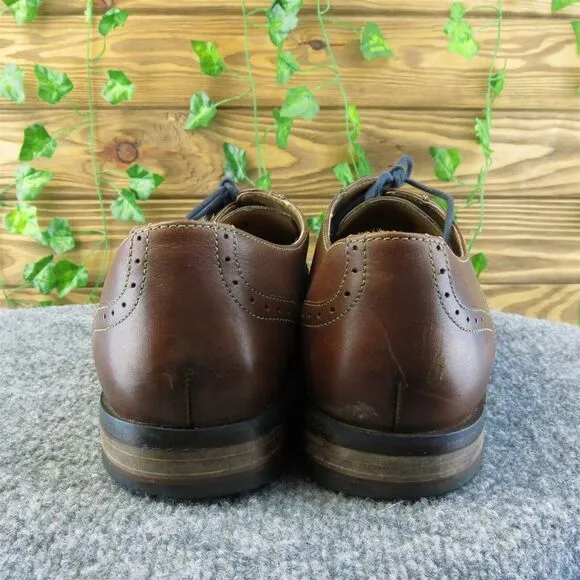 Bostonian Wingtip Brogue Men Derby Oxfords Shoes Size 12 M Brown Leather Lace Up