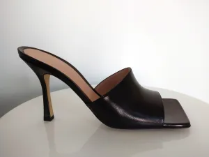 Bottega Veneta Black Stretch Mule