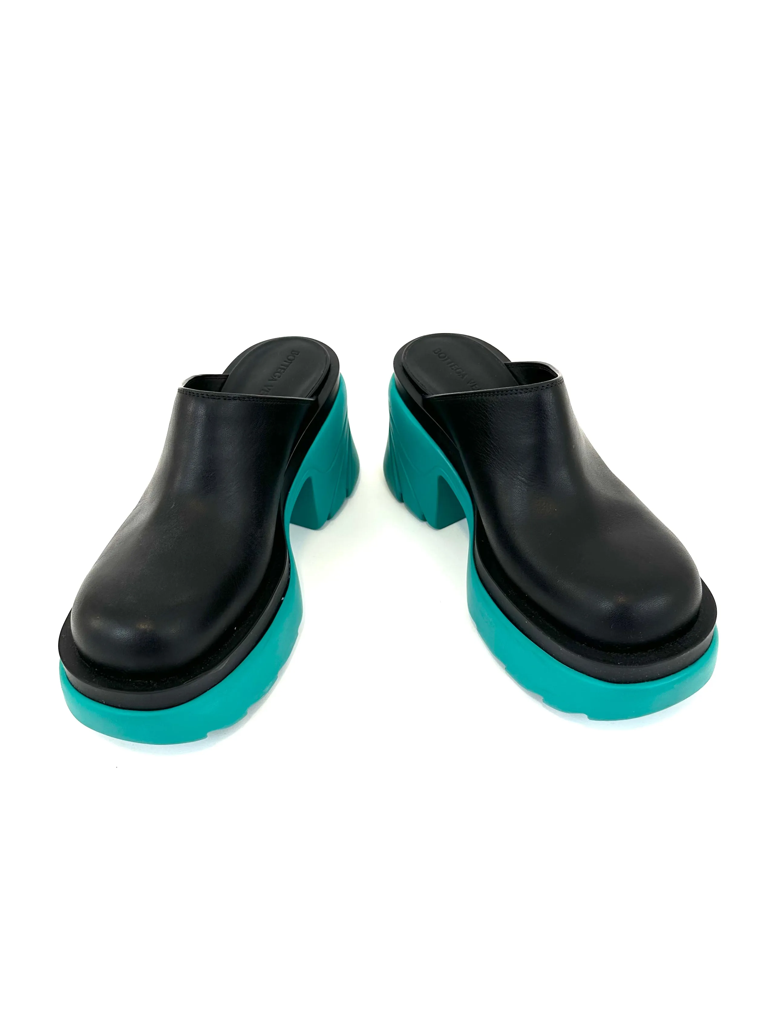 Bottega Veneta Flash Platform Mules