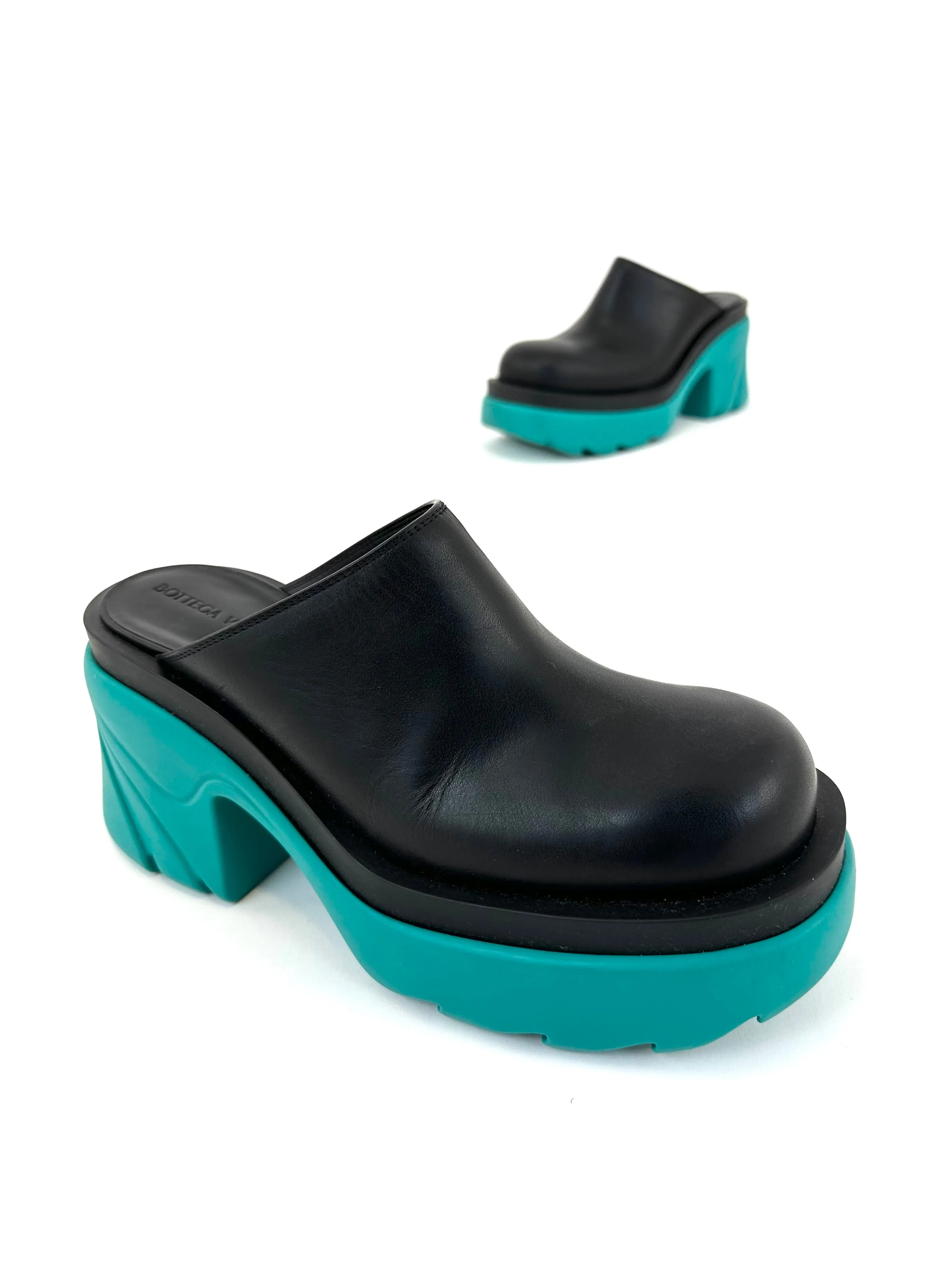 Bottega Veneta Flash Platform Mules