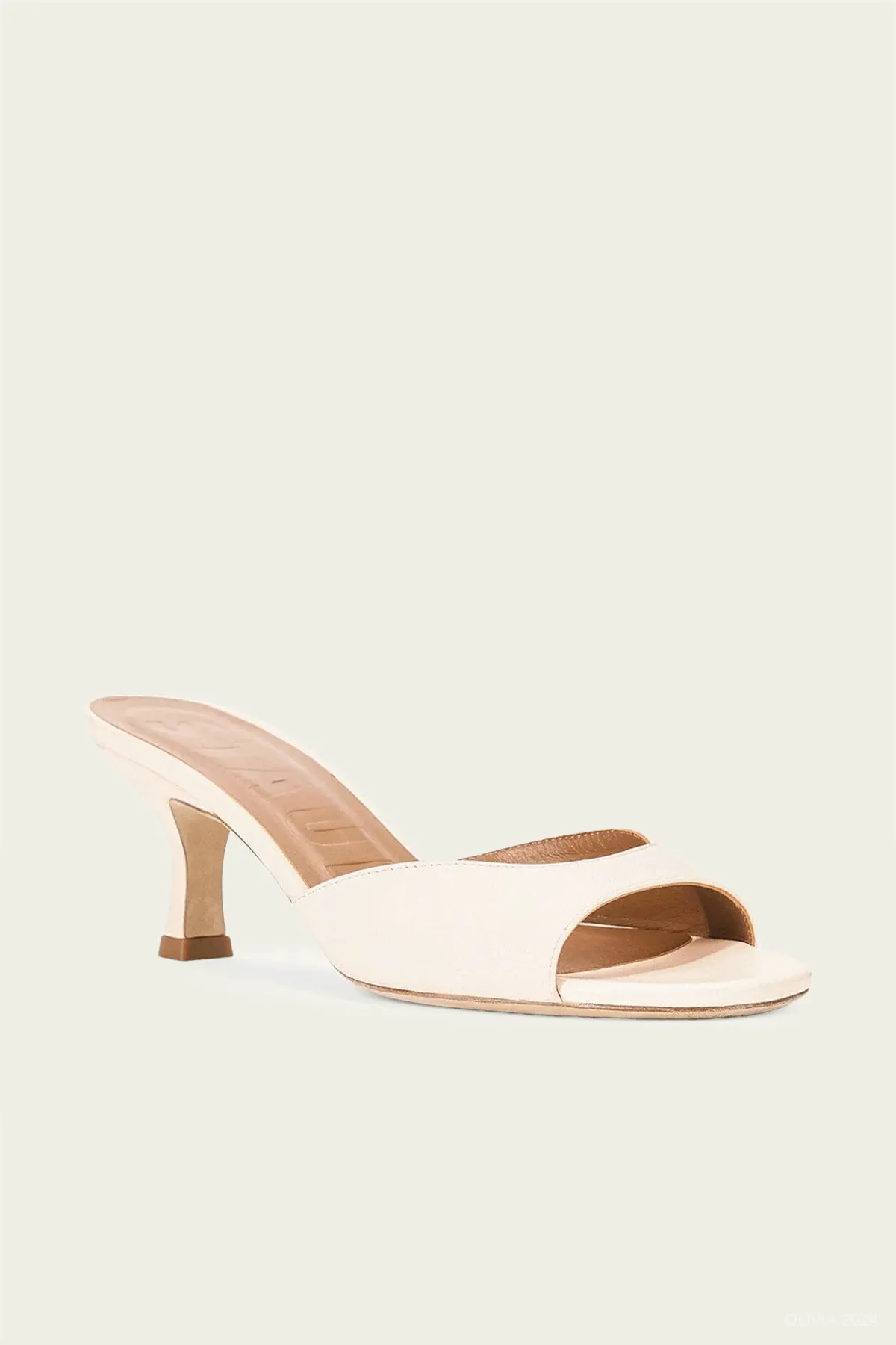Brigitte Mule in Cream