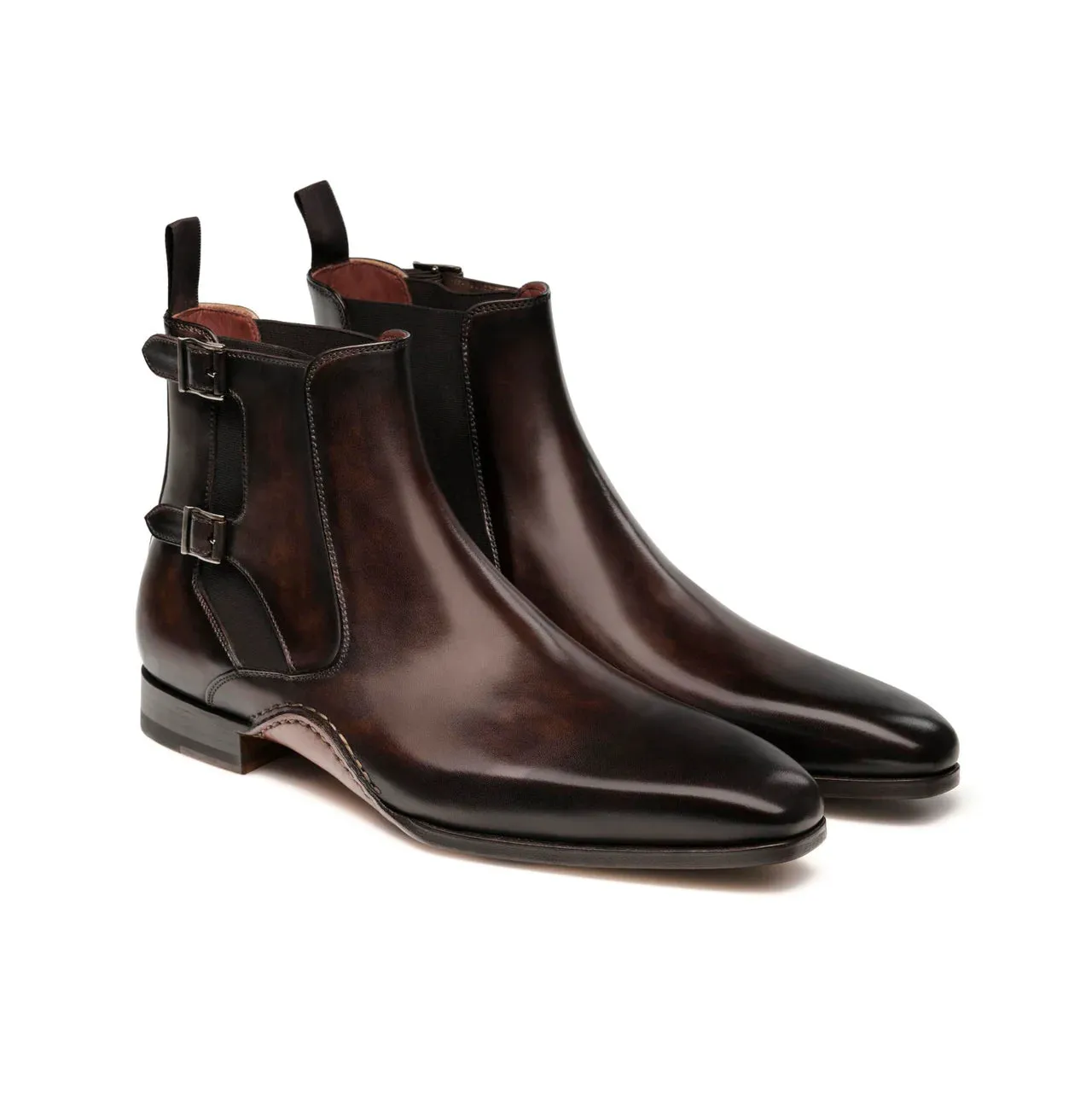 Brown Leather Forster Boots Shoes - Chelsea Boots