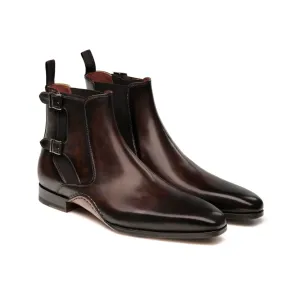 Brown Leather Forster Boots Shoes - Chelsea Boots