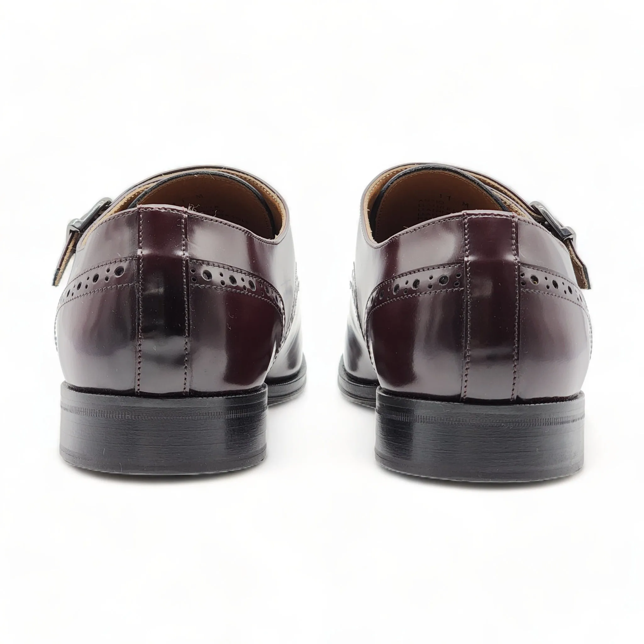 Bruno Magli Alfeo Double Monk Strap in Burgundy