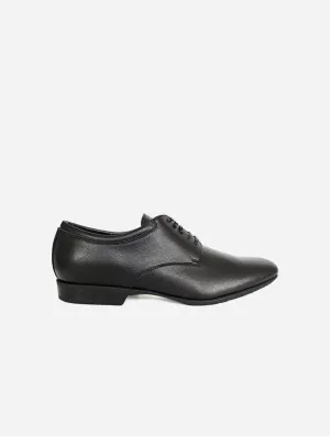 Bruno Men's Vegan Nappa Leather Derby Shoes | Black