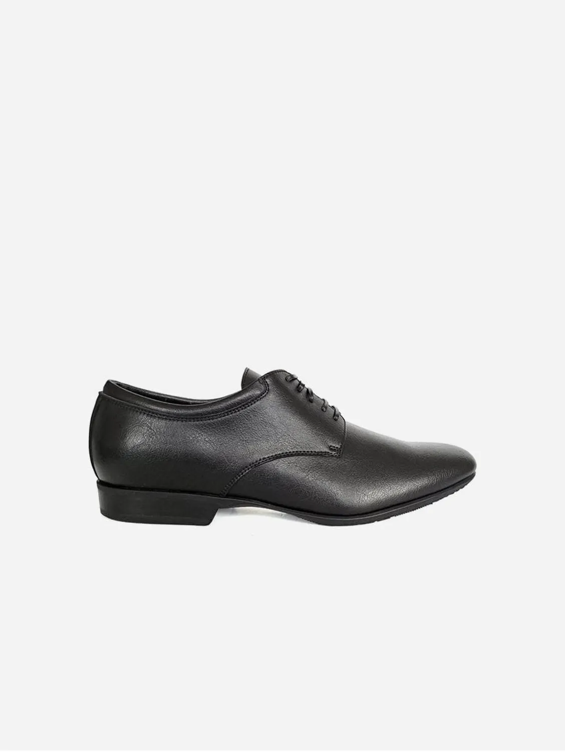 Bruno Men's Vegan Nappa Leather Derby Shoes | Black