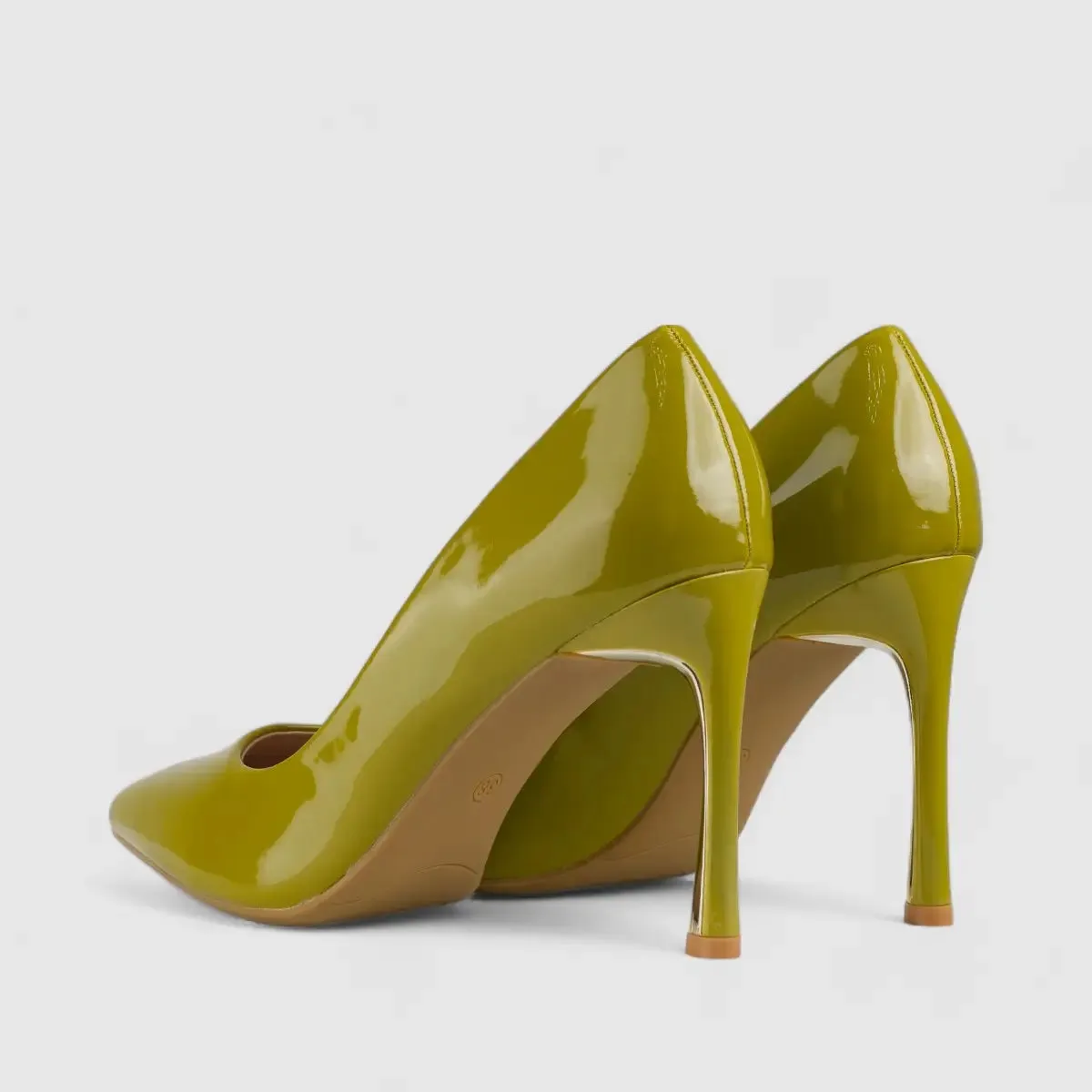 Bulbul Stiletto Court Shoe Green LI007
