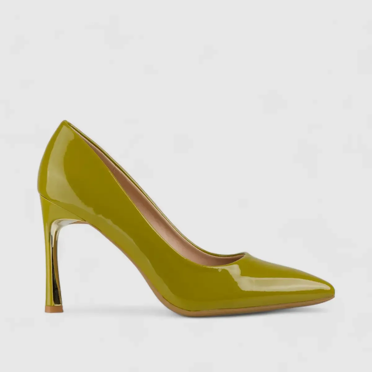 Bulbul Stiletto Court Shoe Green LI007