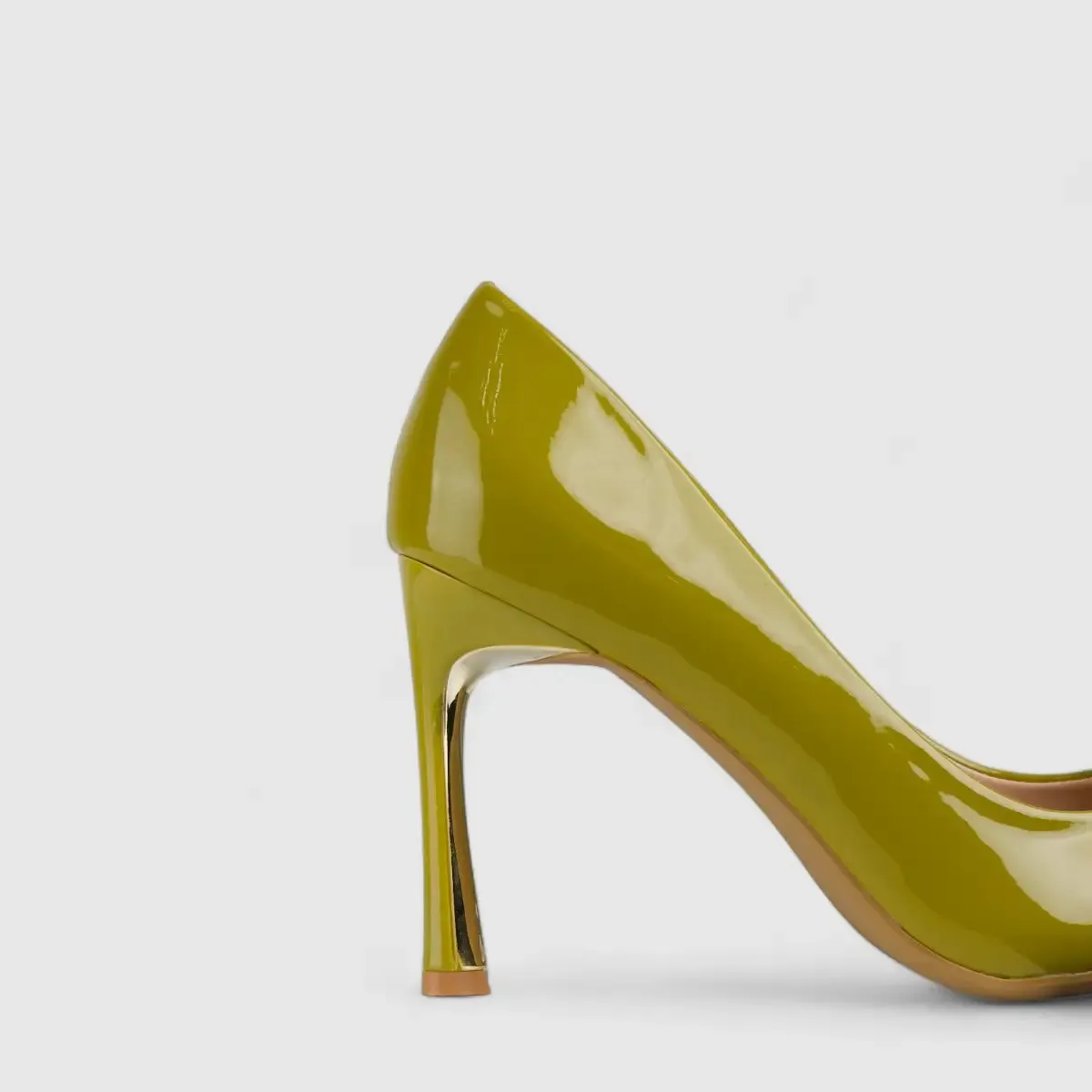 Bulbul Stiletto Court Shoe Green LI007
