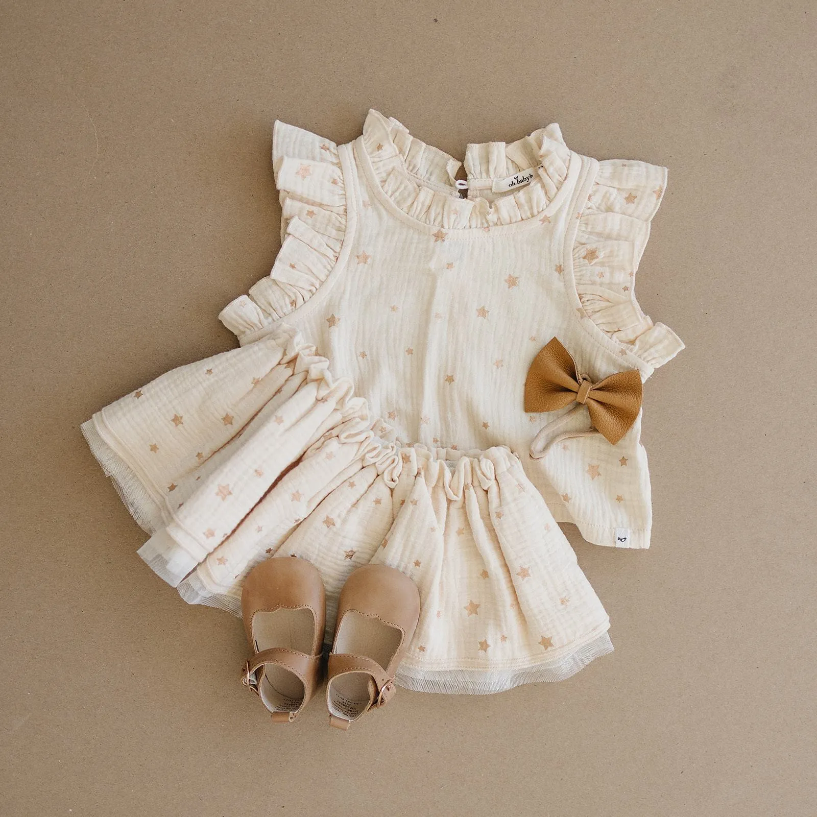 Camel - Mary Jane - US Size 2-4 - Soft Sole