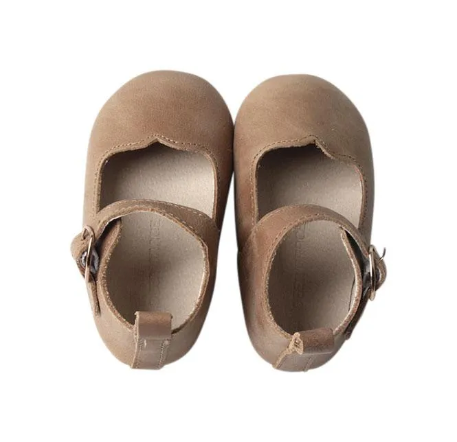 Camel - Mary Jane - US Size 2-4 - Soft Sole