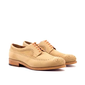 Camel Suede Longwing Blucher