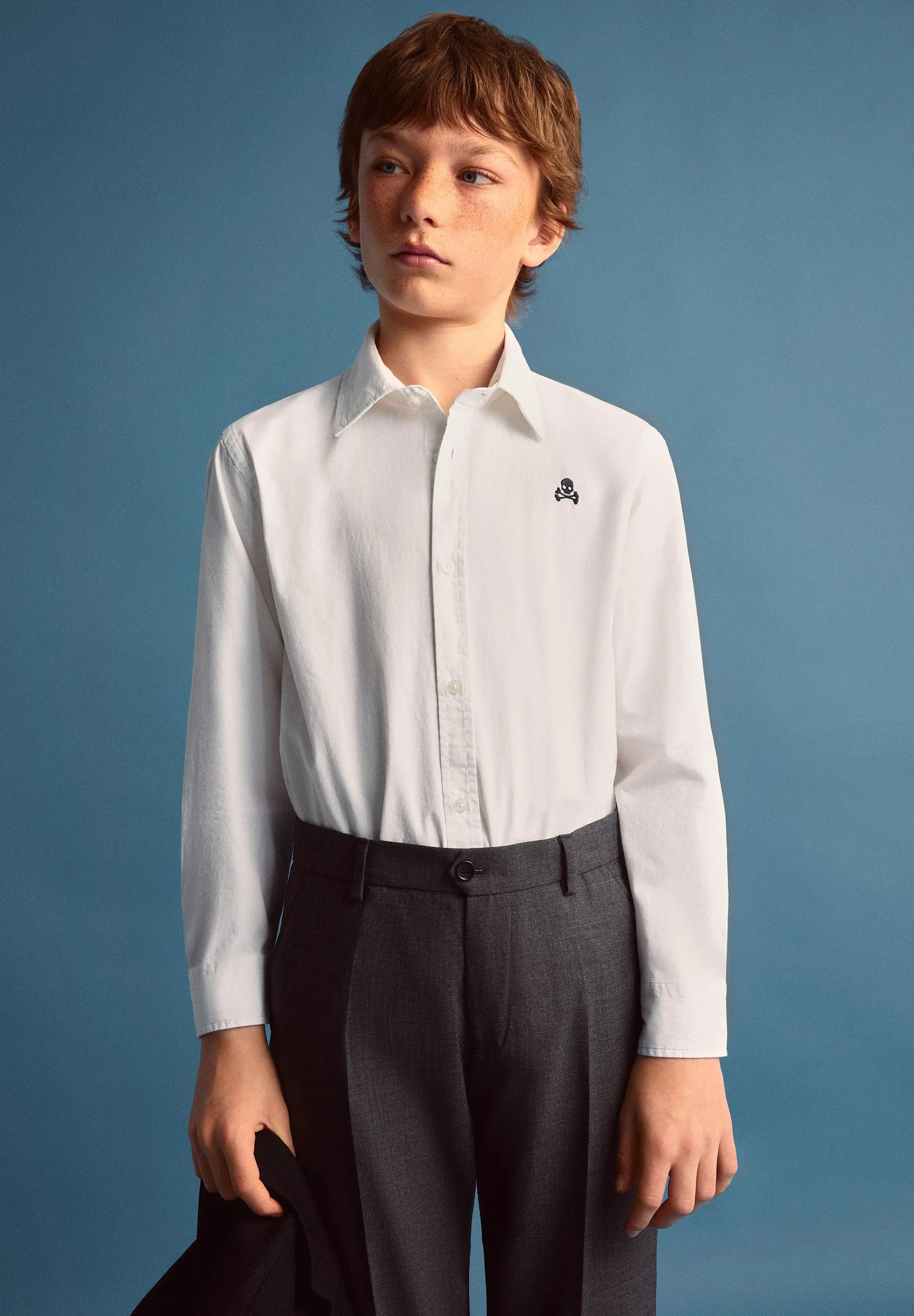 CAMISA OXFORD COLARINHO BOTÕES