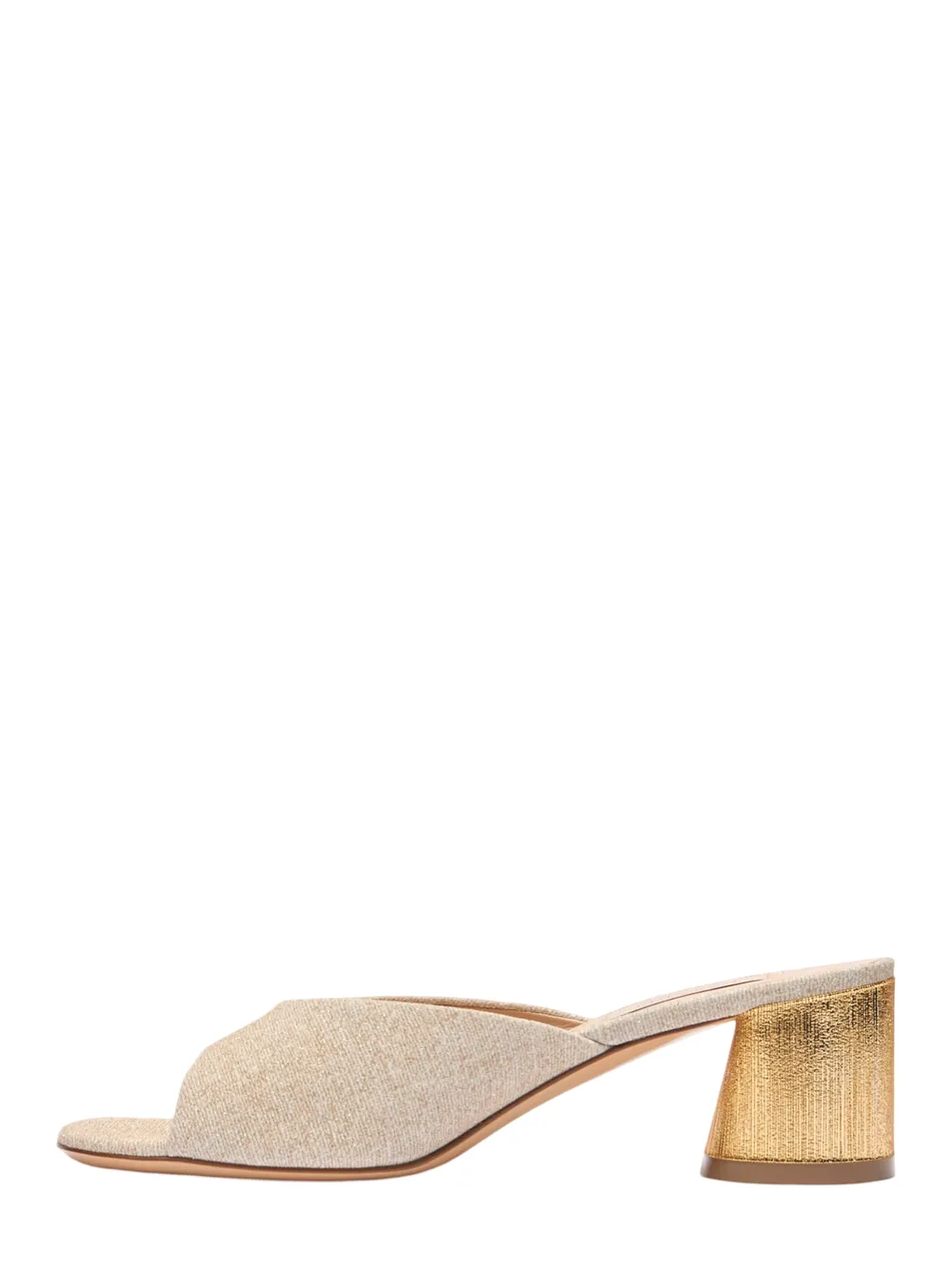 Casadei Cleo Opera Bellagio Mules in Gold