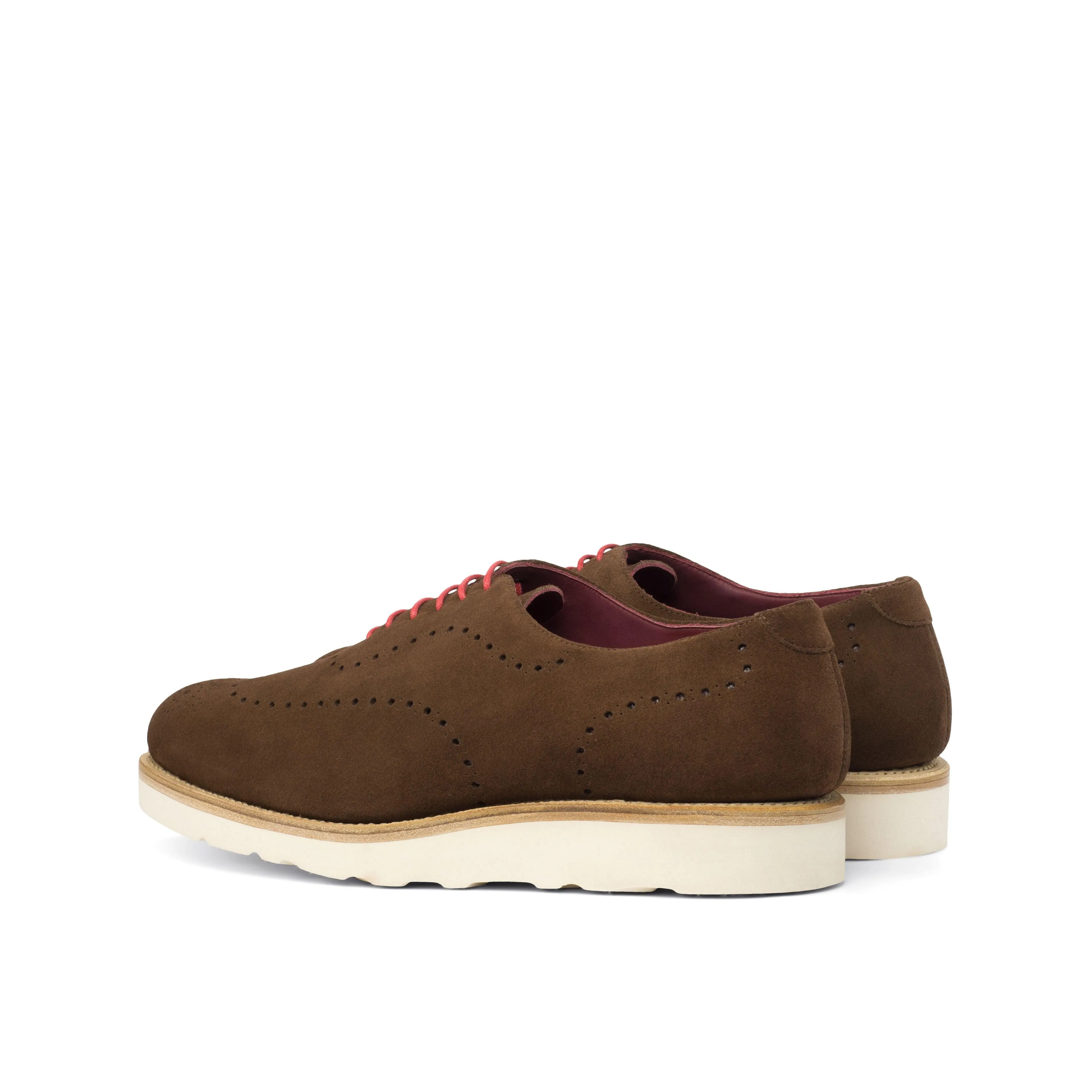 Casual Brown Suede Wholecut Shoes