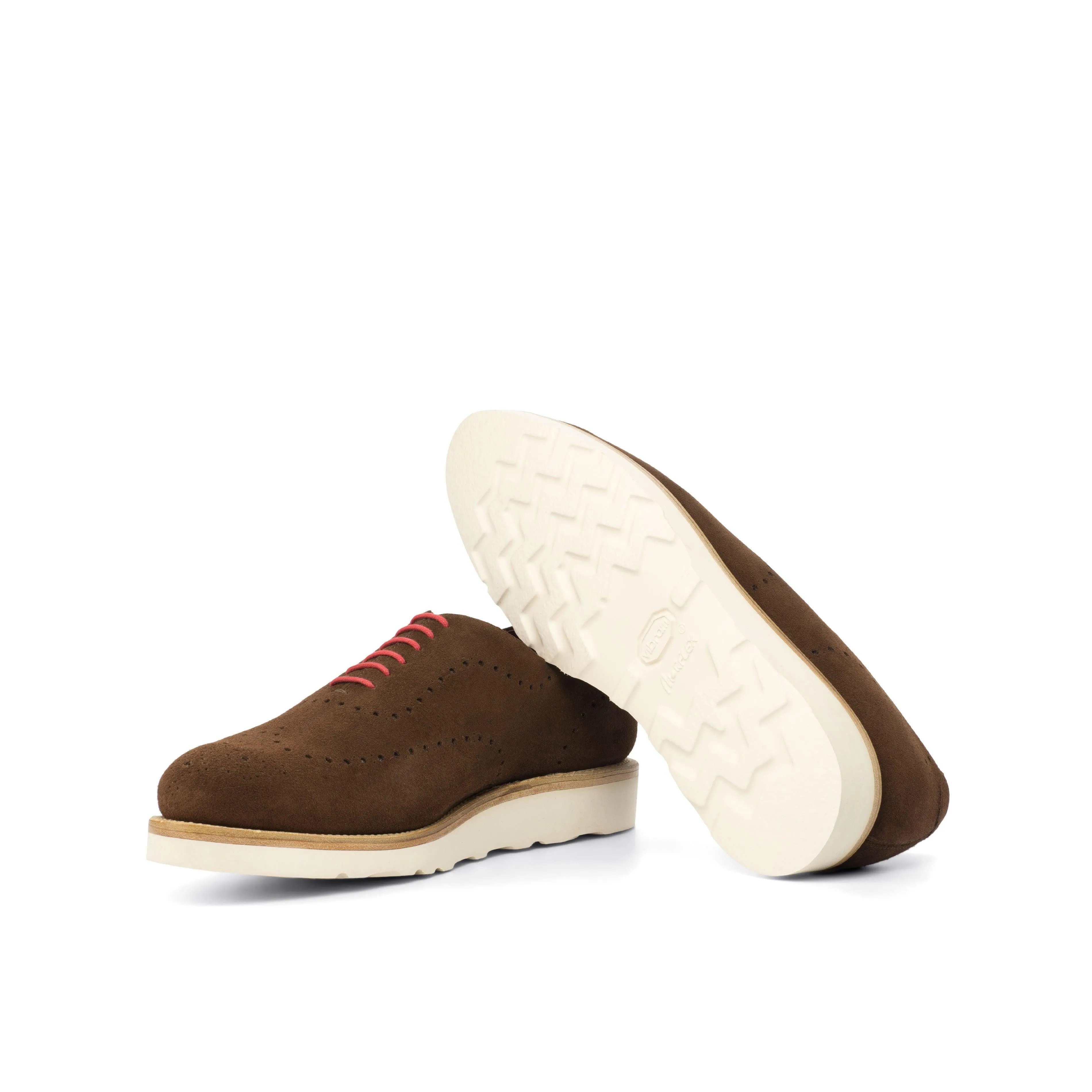 Casual Brown Suede Wholecut Shoes
