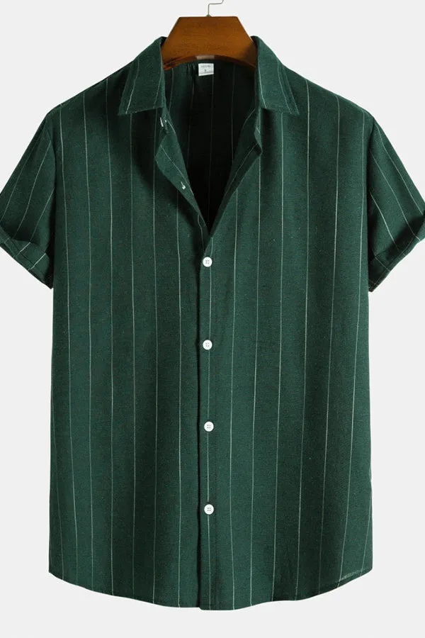 Casual Classic Stripes Shirts