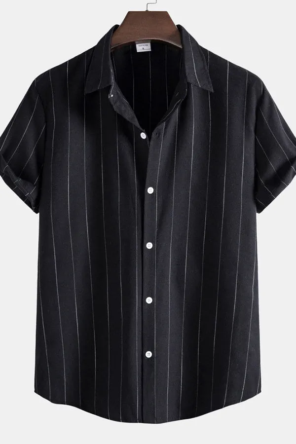 Casual Classic Stripes Shirts