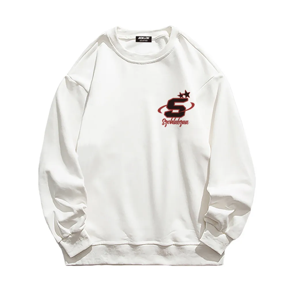 Casual S Letter Sweatshirt