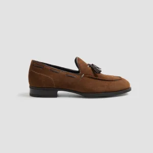 Cercola Suede Snuff Tassel Men's Loafer