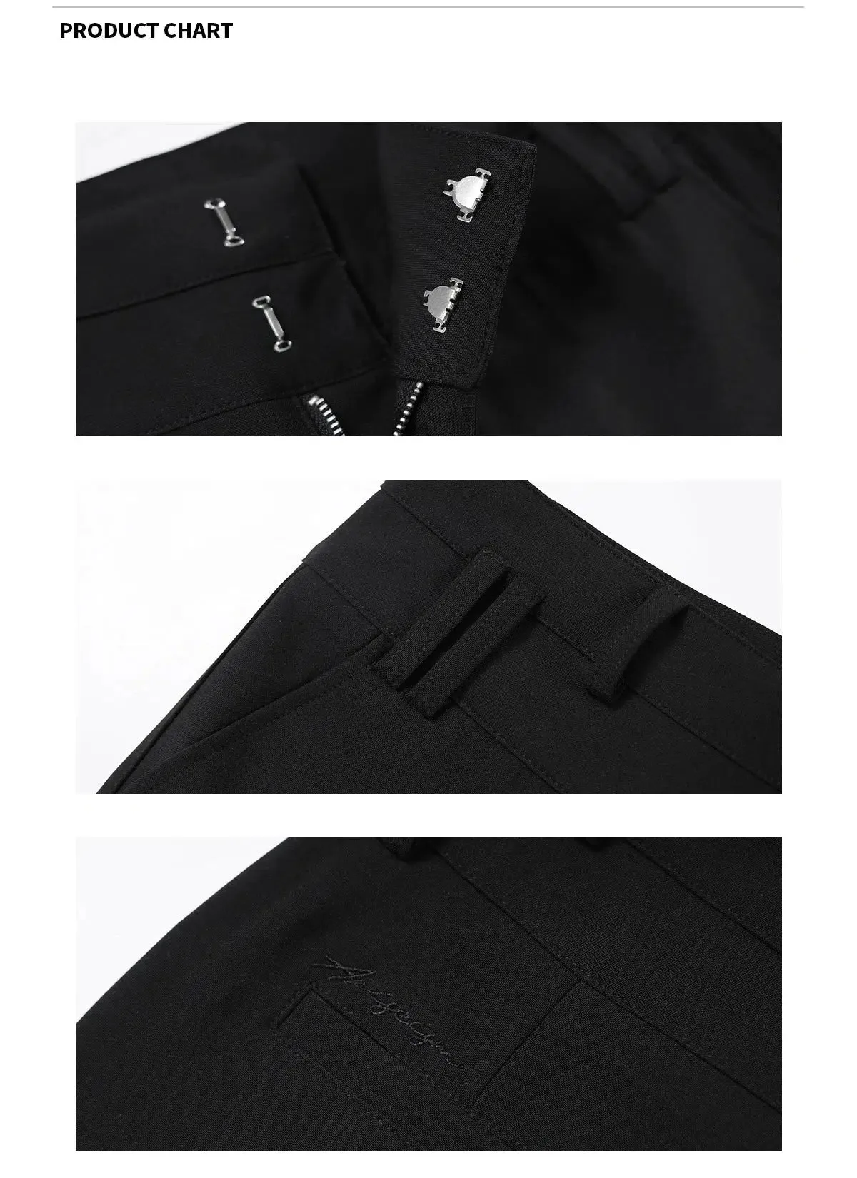 Classic High-Waist Flared Casual Pants