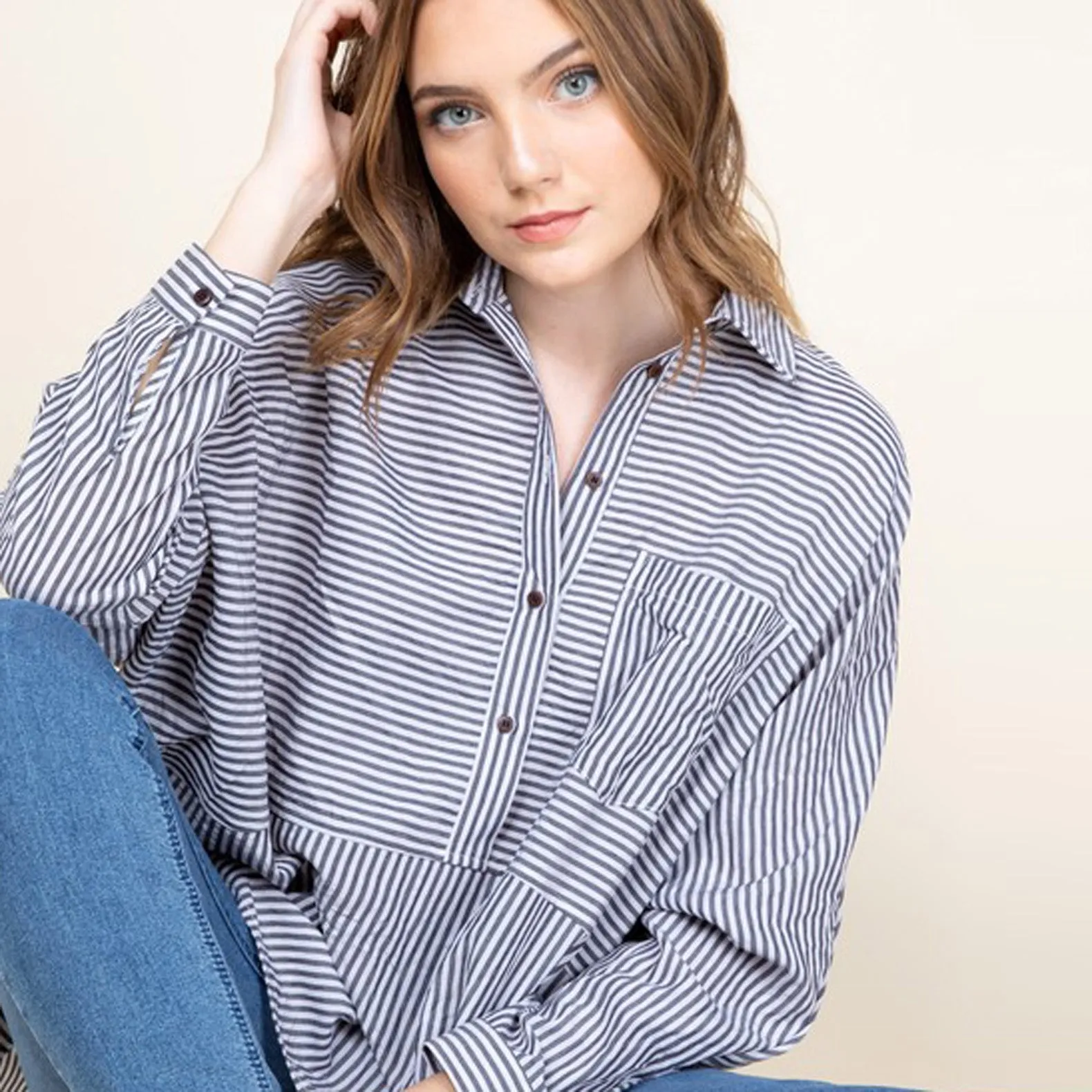 Classic Pin Stripe Shirt