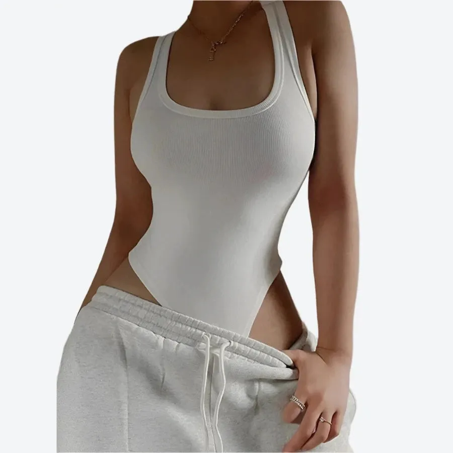 Classic Scoop Neck Stretch Bodysuits