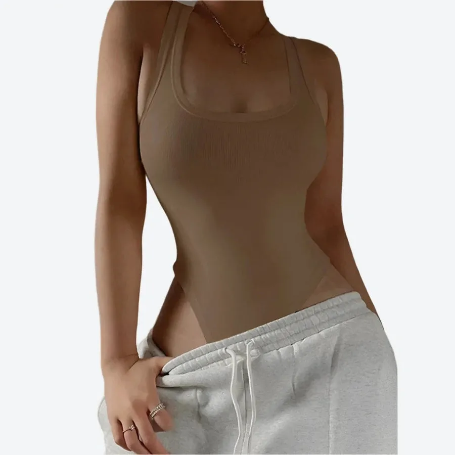Classic Scoop Neck Stretch Bodysuits