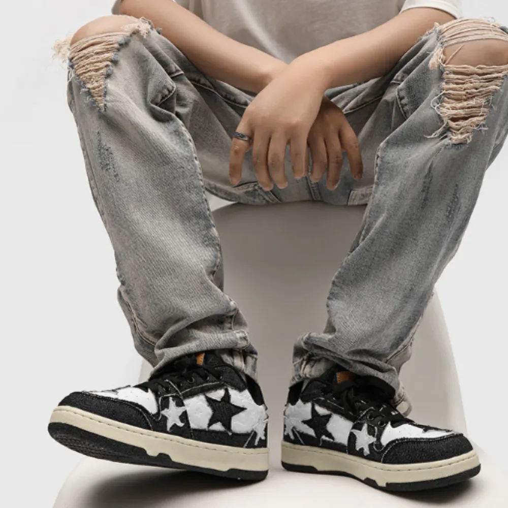 Classic Star Patch Contrast Shoes