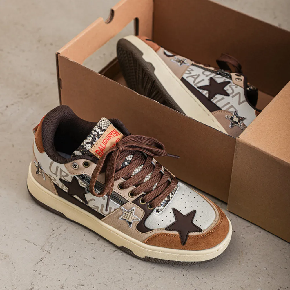 Classic Star Patch Contrast Shoes