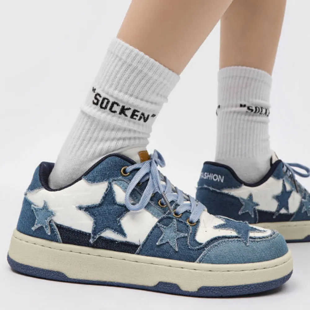 Classic Star Patch Contrast Shoes