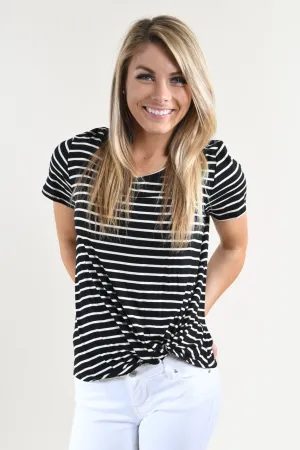 Classic Striped Knot Top
