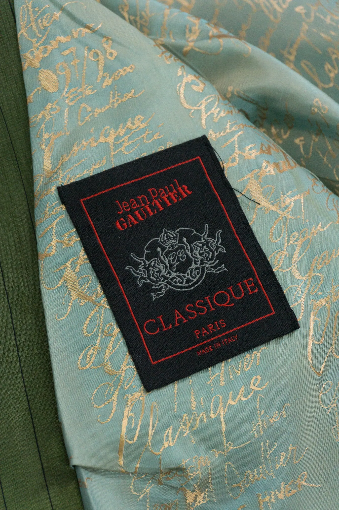 Classique Pinstripe Silk Jacket