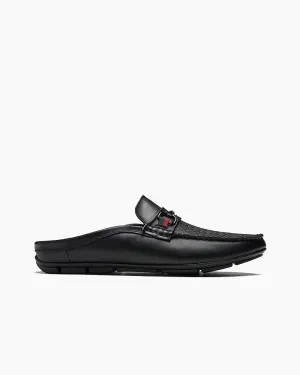 (Clean Up - US 12) Men's Casual Breathable Leather Backless Mules