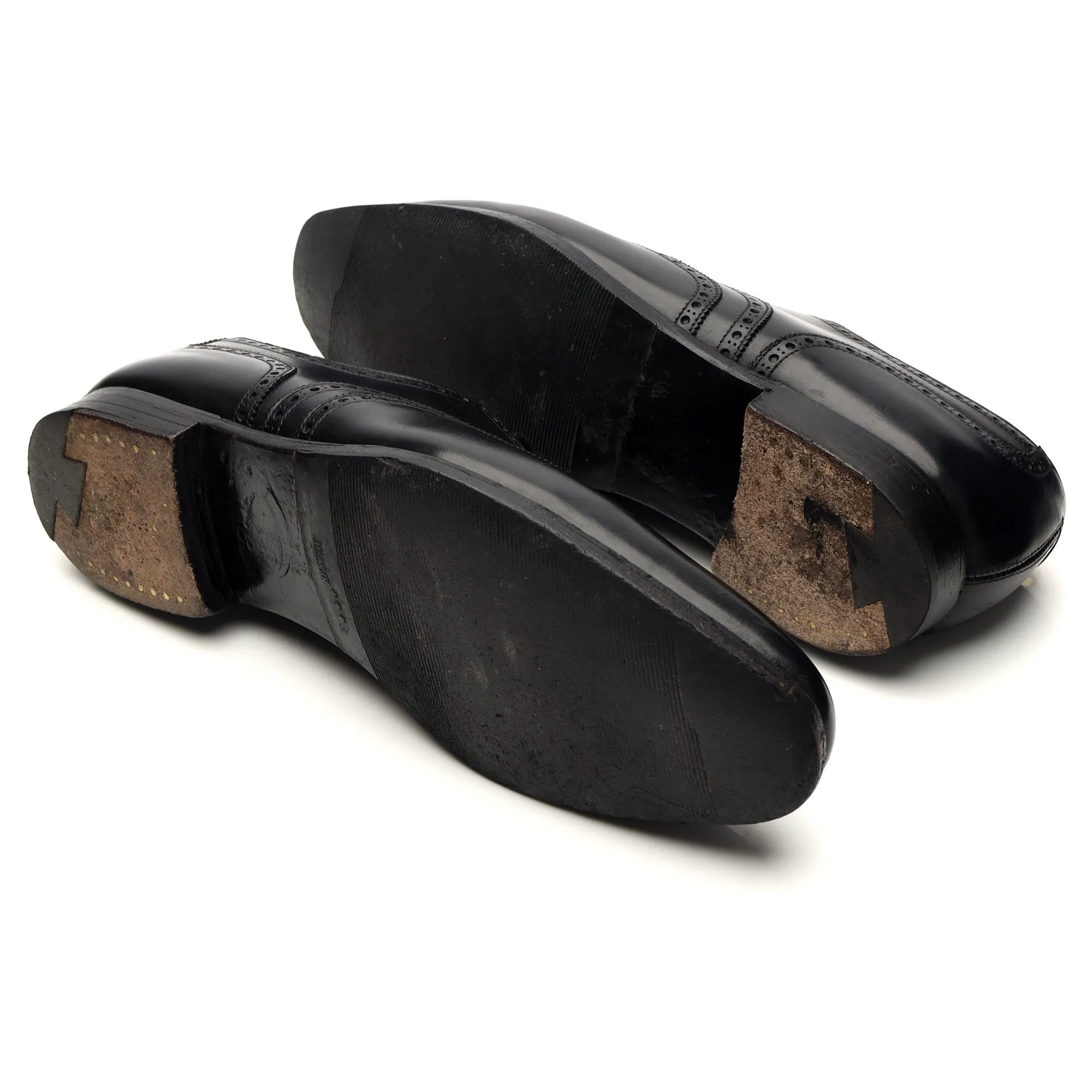 'Clifford' Black Leather Oxford Brogue UK 10 E