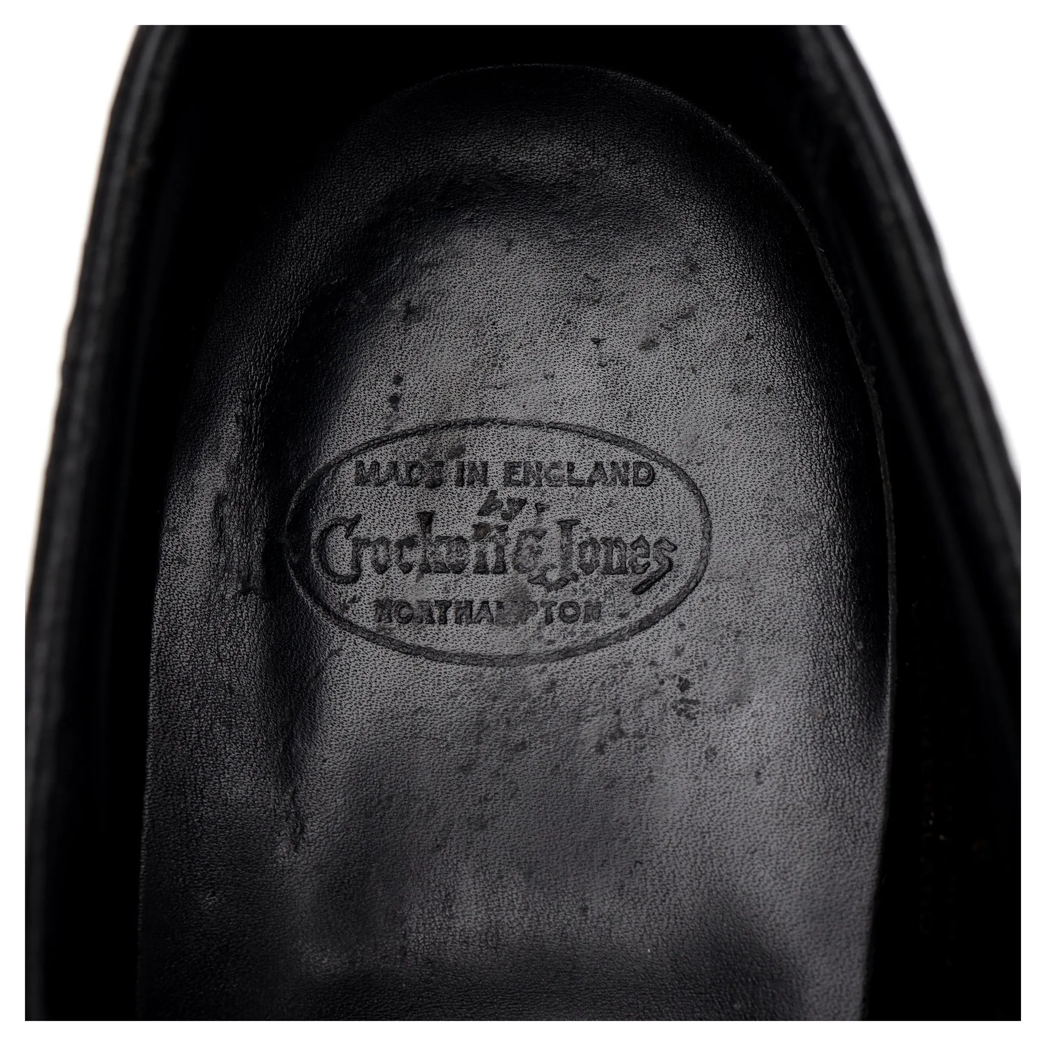 'Clifford' Black Leather Oxford Brogue UK 10 E