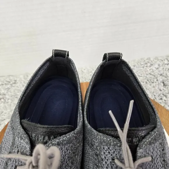 Cole Haan 2.ZeroGrand Wingtip Gray Stitchlite Business Casual Oxford Mens 13 M