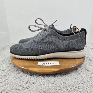 Cole Haan 2.ZeroGrand Wingtip Gray Stitchlite Business Casual Oxford Mens 13 M