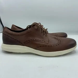 Cole Haan C29414 Mens Size US 10.5M Grand Tour Wingtip Derby Oxfords Brown Shoes